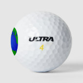 Earth Globe Image Golf Ball (Logo)