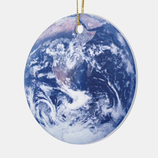 Earth Globe Keramik Ornament (Links)