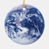 Earth Globe Keramik Ornament (Hinten)