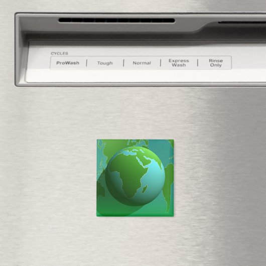Earth Globe Magnet (In Situ (Geschirrspüler))