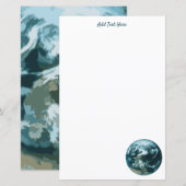 Earth Globe Paper (Vorne/Hinten)
