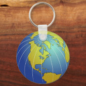 Earth Globe Schlüsselanhänger (Vorderseite)