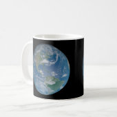 Earth globe with photo taken from space kaffeetasse (Vorderseite Links)