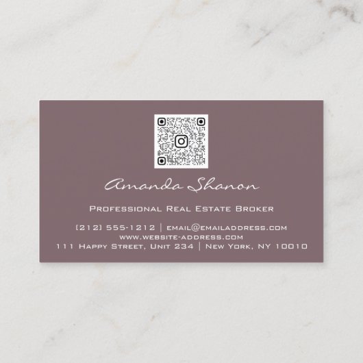 Earth Globe Word Map Reiseagentur QRCode Gold Visitenkarte (Rückseite)