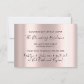 Earth Globe World Map Graduate We Move New Zuhause Einladung (Rückseite)