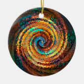 Earth Glow Keramik Ornament (Vorne)