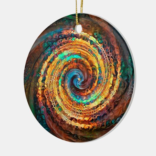 Earth Glow Keramik Ornament (Links)