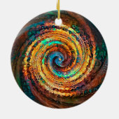 Earth Glow Keramik Ornament (Hinten)