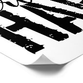 earth go HARD Poster (Ecke)