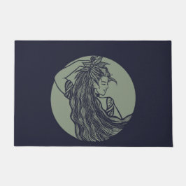 Earth Goddess Green Witch Pagan Druid Witches      Fußmatte