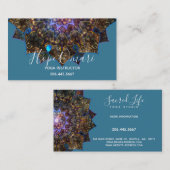 Earth Goddess Mandala Visitenkarte (Vorne/Hinten)