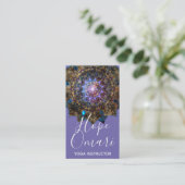 Earth Goddess Mandala Visitenkarte (Stehend Vorderseite)