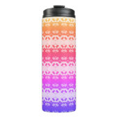 Earth Grid Rainbow Summer  Thermosbecher (Vorderseite)