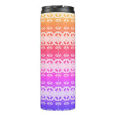 Earth Grid Rainbow Summer  Thermosbecher (Rückseite)