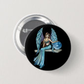 Earth Guardian Angel Fairy Button (Vorne & Hinten)