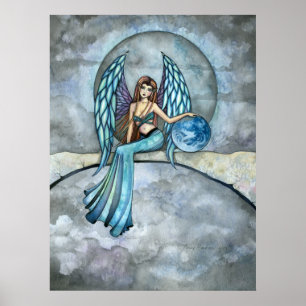 Earth Guardian Angel Fairy Poster Print bleibt gle