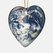 Earth Heart (Hintergrundfarbe hinzufügen) Keramikornament (Links)