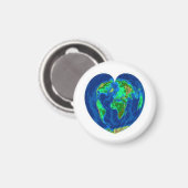 Earth Heart Magnet (Vorderseite/Rückseite)