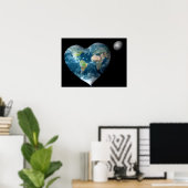 Earth Heart Poster (Heimbüro)