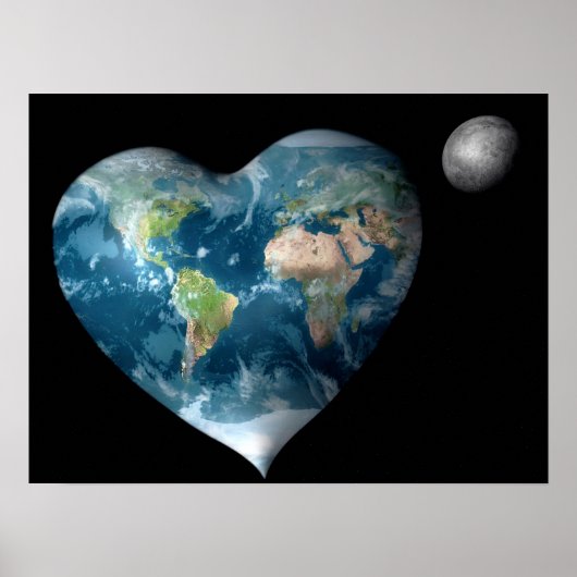 Earth Heart Poster (Vorne)
