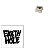 Earth Hole-Briefmarke Gummistempel (Stempel)