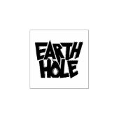 Earth Hole-Briefmarke Gummistempel (Prägung)