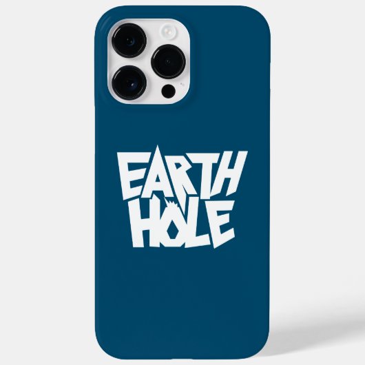 Earth Hole for iPhone case Blue (Rückseite)