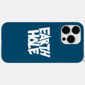 Earth Hole for iPhone case Blue (Rückseite (Horizontal))