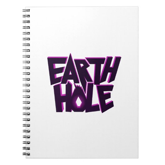 Earth Hole for Notebook Notizblock (Vorderseite)