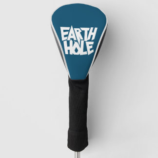 Earth Hole Golfkopfabdeckung Blau Golf Headcover