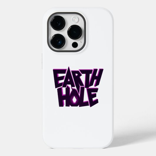 Earth Hole iPhone Case (Rückseite)