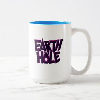 Earth Hole - Zweifarben-Kaffeetasse Zweifarbige Tasse