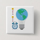 Earth Hour Button (Vorderseite)