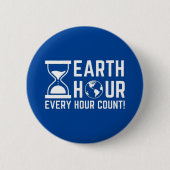 Earth Hour Button (Vorderseite)