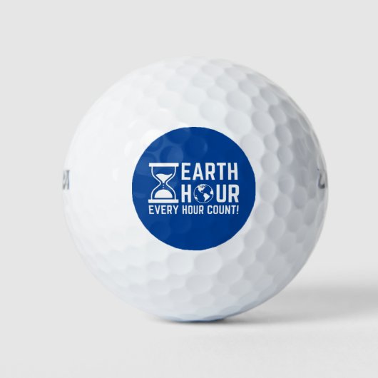 Earth Hour Golfball (Vorderseite)