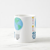 Earth Hour Kaffeetasse (Mittel)