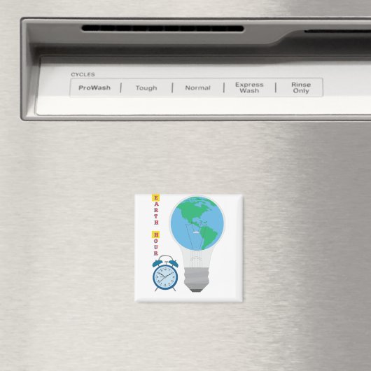 Earth Hour Magnet (In Situ (Geschirrspüler))