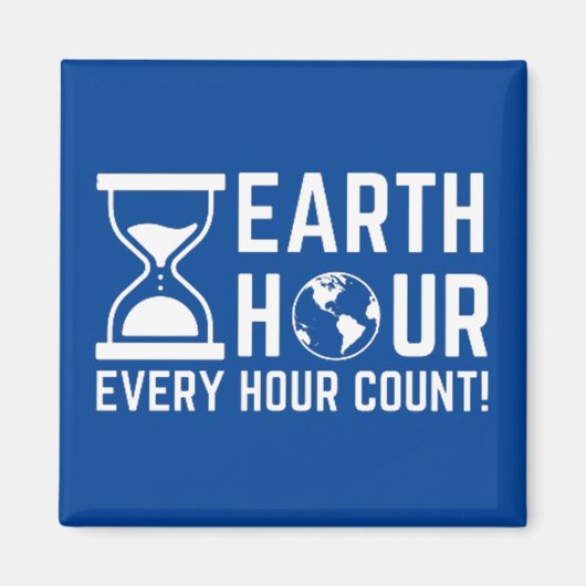 Earth Hour Magnet (Vorne)