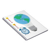 Earth Hour Notizblock (Rechte Seite)
