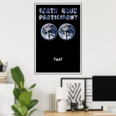 Earth Hour Participant (w/ucks) Poster (Heimbüro)
