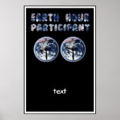 Earth Hour Participant (w/ucks) Poster (Vorne)