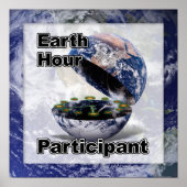 Earth Hour-Teilnehmer Poster (Vorne)