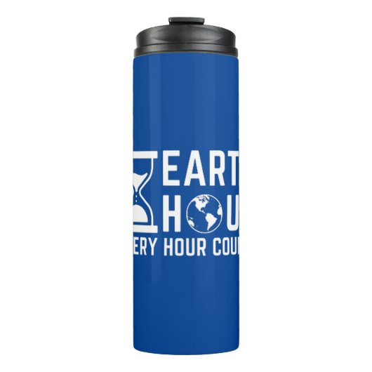 Earth Hour Thermosbecher (Vorderseite)