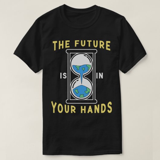 Earth Hour Time Environmentalist rettet den Planet T-Shirt (Design vorne)