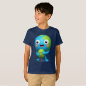 Earth Hugging Tree T-Shirt Cute Planet (Vorne ganz)