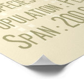 Earth Human Print Poster (Ecke)