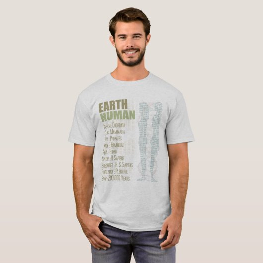 Earth Human T - Shirt (Vorne ganz)