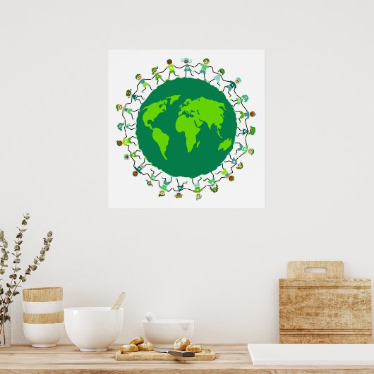 Earth Kids Poster (Küche)