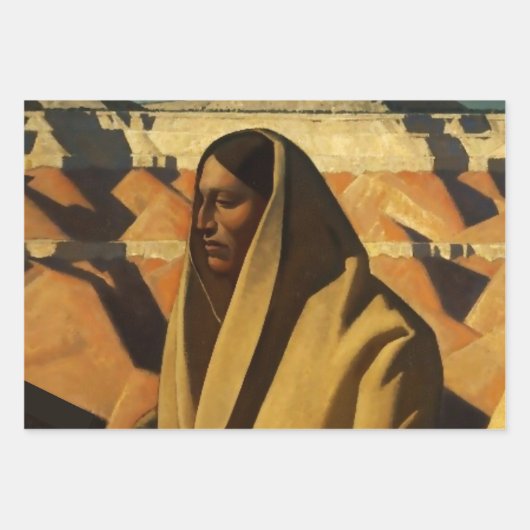 "Earth Knower" Western Art von Maynard Dixon Geschenkpapier Set (Vorderseite 2)