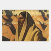 "Earth Knower" Western Art von Maynard Dixon Geschenkpapier Set (Vorderseite)